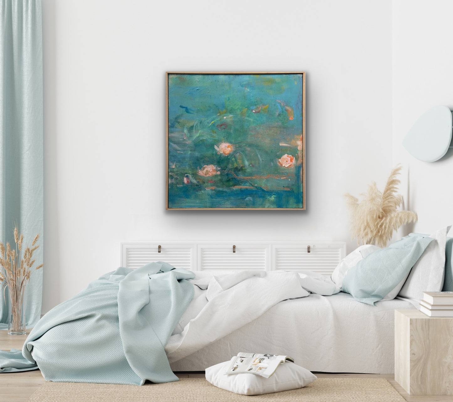 "Blue May" 37 x 37 Oil on Canvas