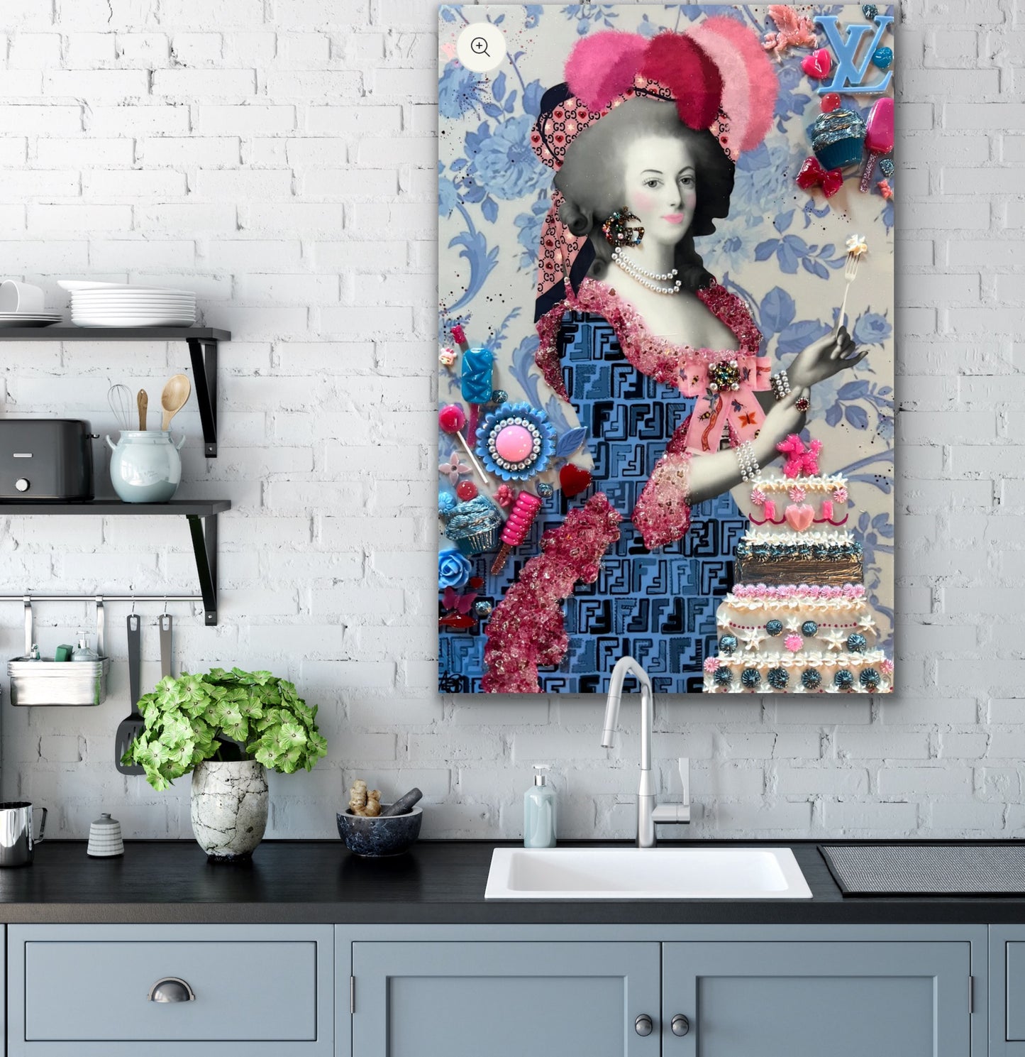 "Let Them Eat Cake" (Marie Antoinette) 36 x 24