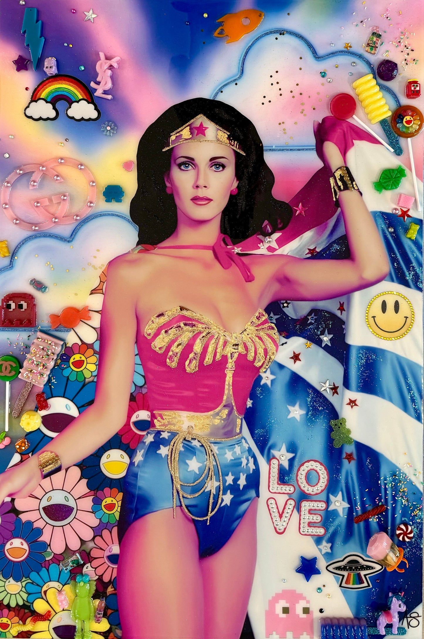 "The World is Yours" (Wonder Woman) - 36 x 24