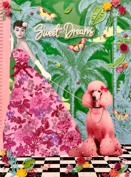 "Walk in the Park" (Audrey Hepburn) - 54 x 40