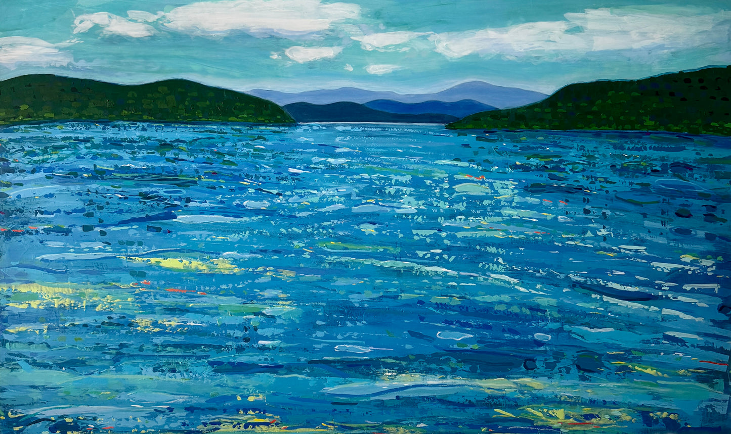 "A Silence in Which Another Voice May Speak" 60 x 36