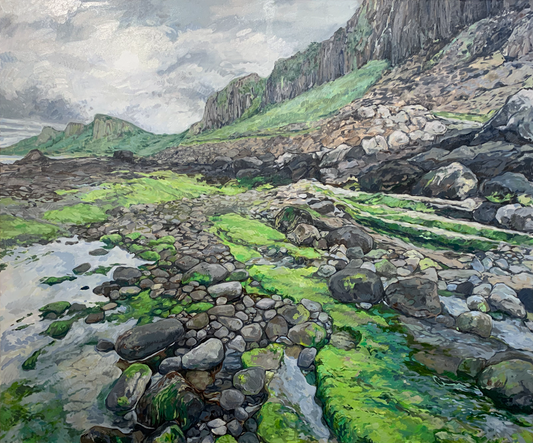 "An Corran Beach Isle of Skye, Scotland" 60 x 72
