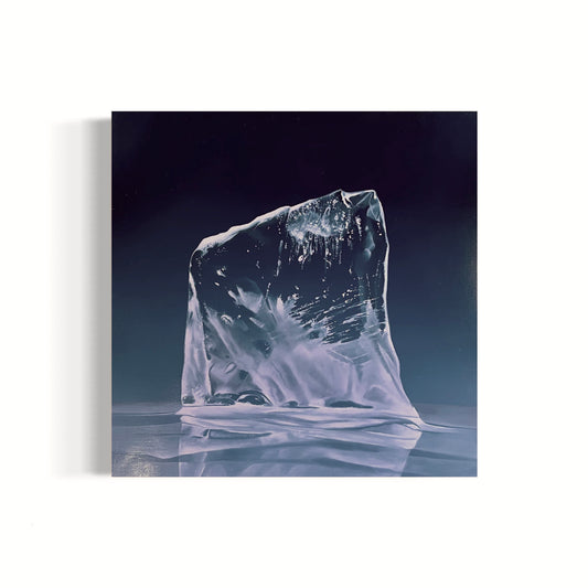 "Iceberg Ultaviolet" 18 x 18