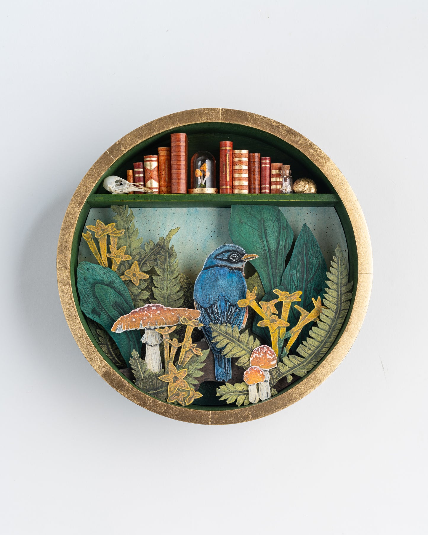 "Sitting Pretty", 12" x 12" x 3"