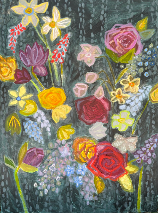 "Bouquet Deconstructed 2", 30x40