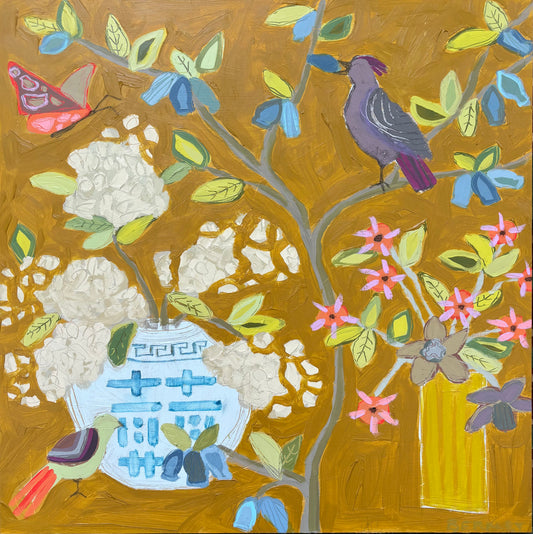 "Polly and Tess", 24 x 24