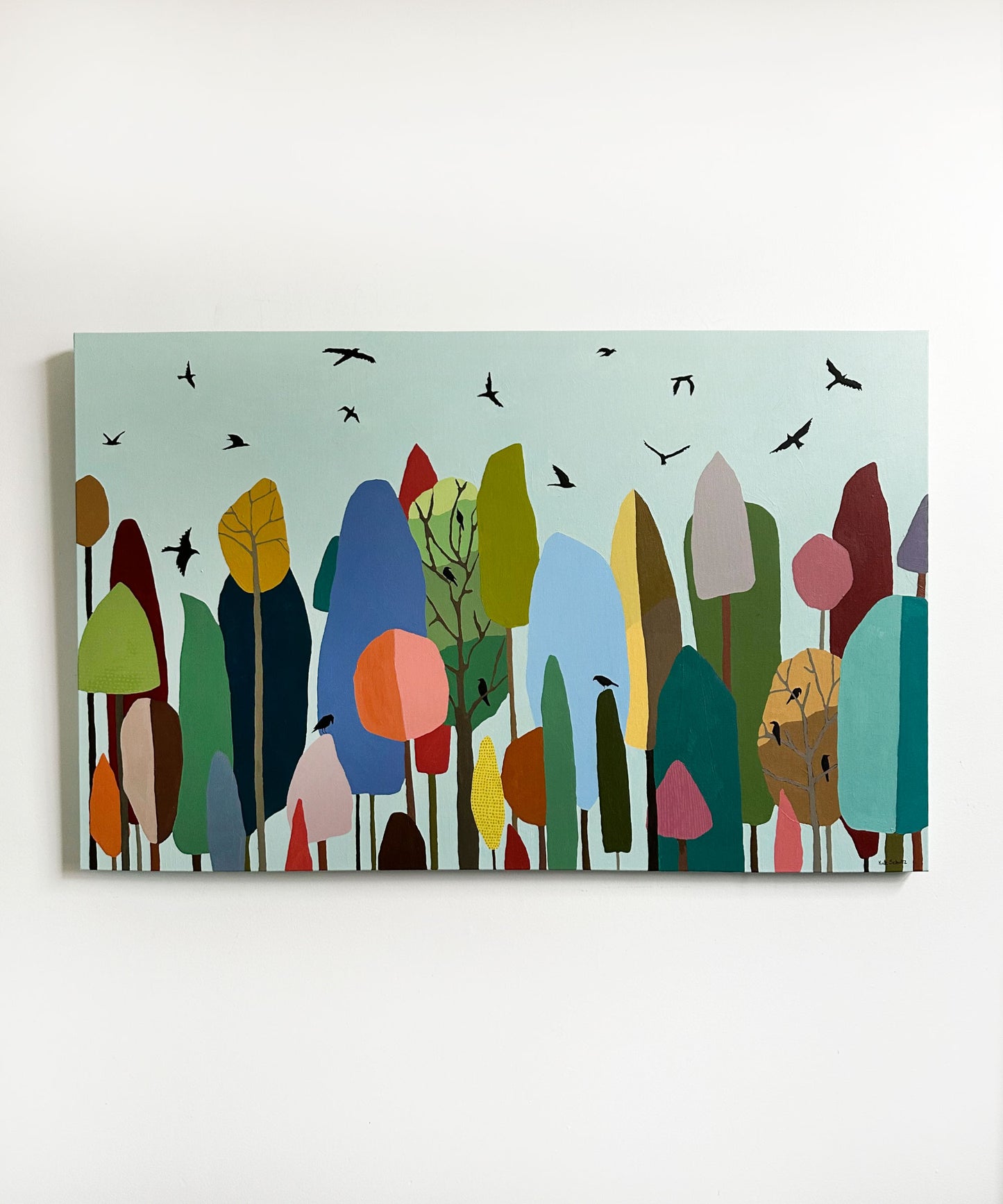 "Walk Through the Woods" 30 x 48"