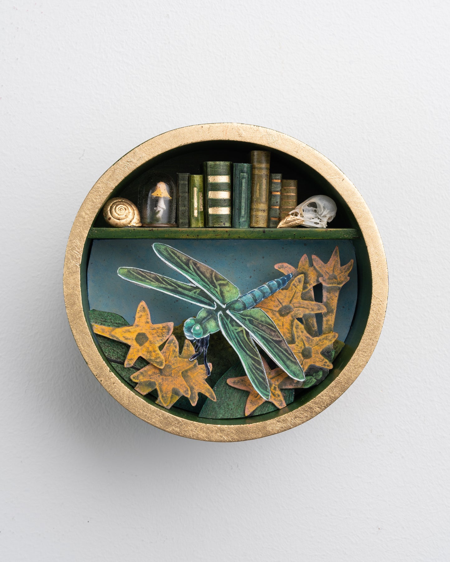 "Blue Dasher" 6 x 6 x 3