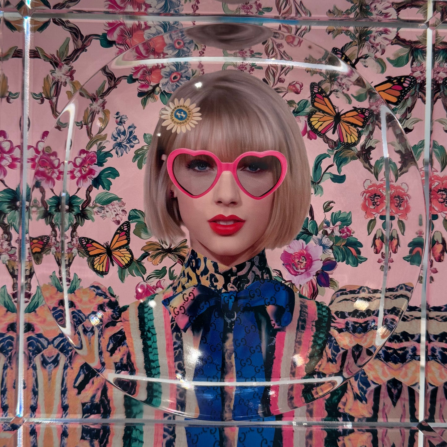 Taylor Swift Pink Candy Dish, 6 x 6