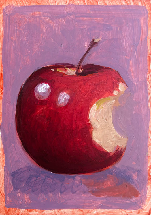 Apple Bite 5x7