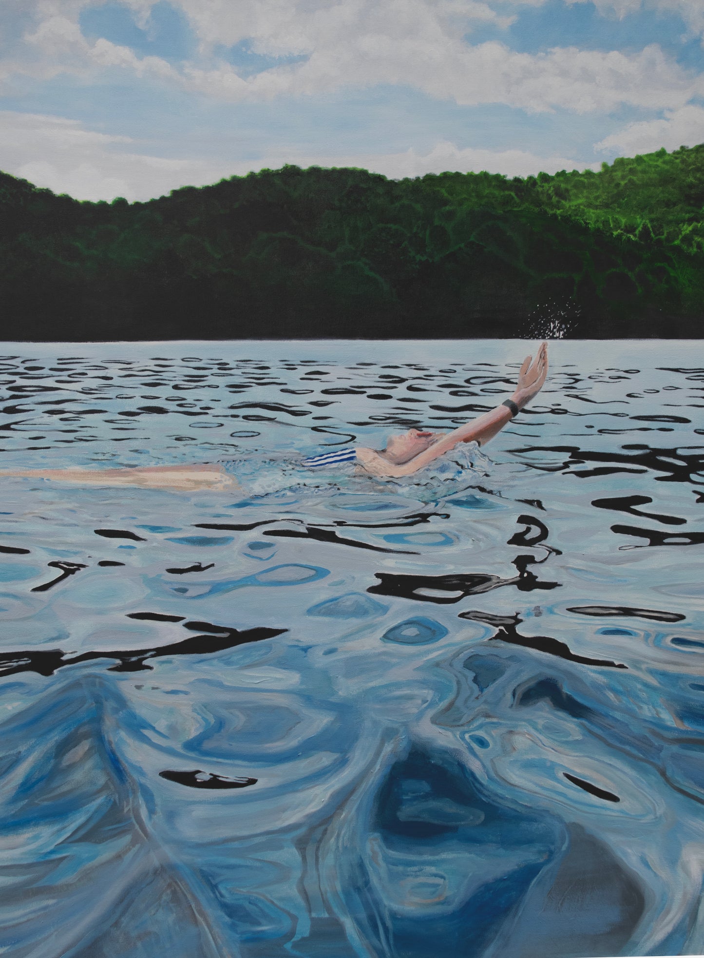 "Backstroke" 48x36