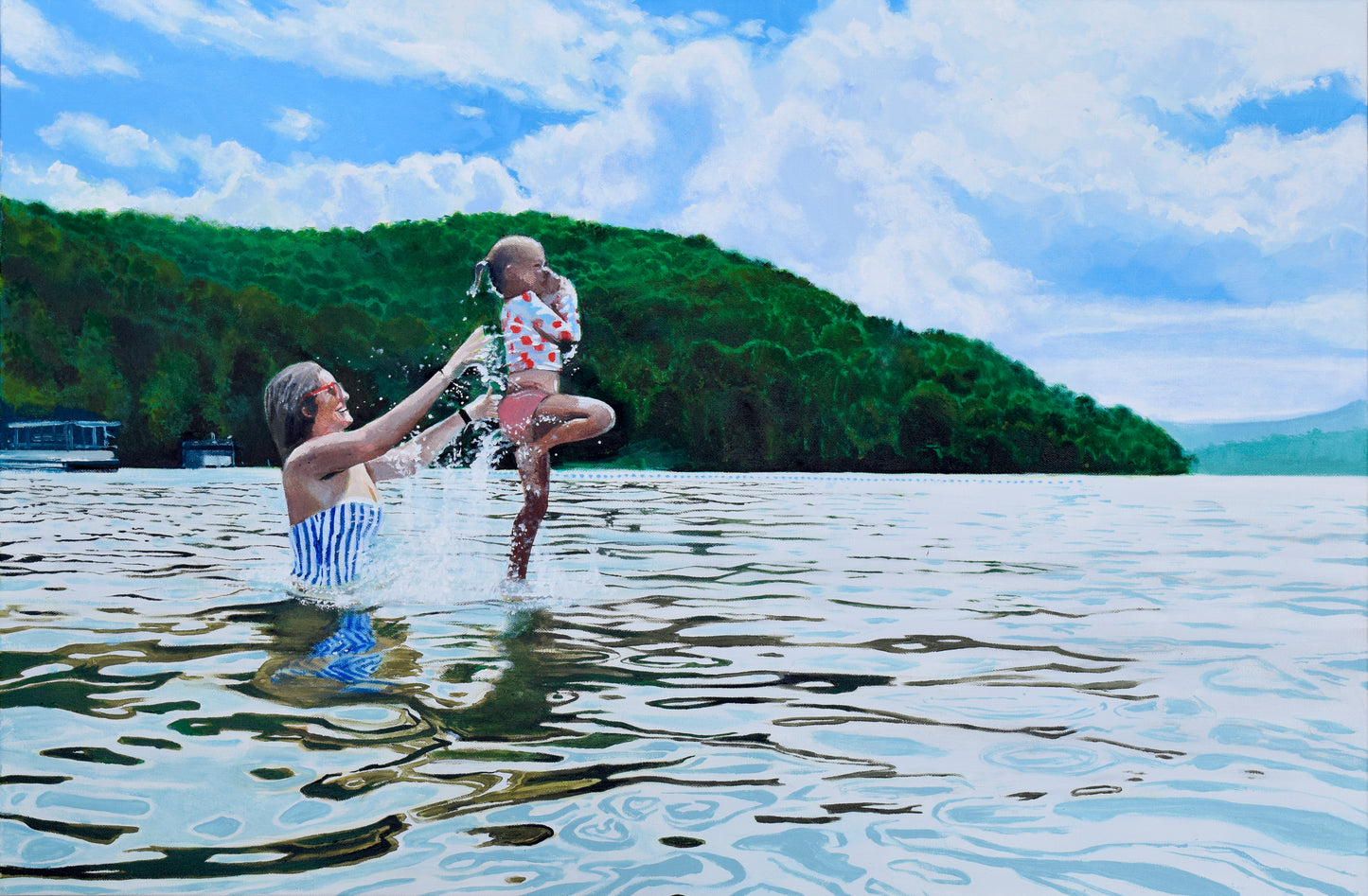 "Joyful Leap" 24 x 36