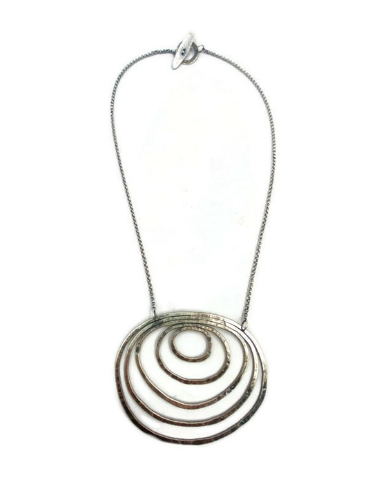 Concentric Pendant Necklace