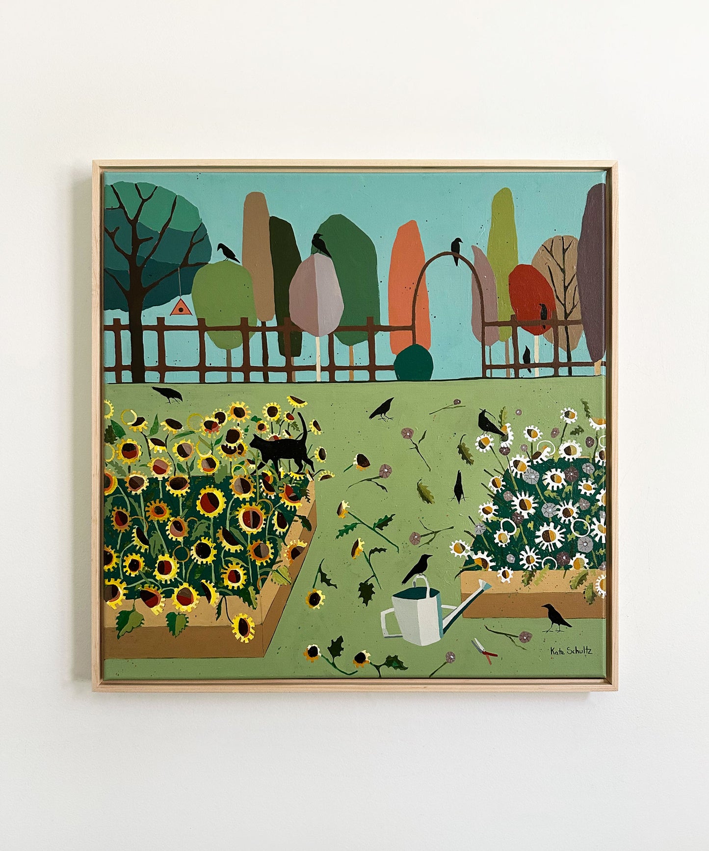 "Garden Confetti" 24 x 24"