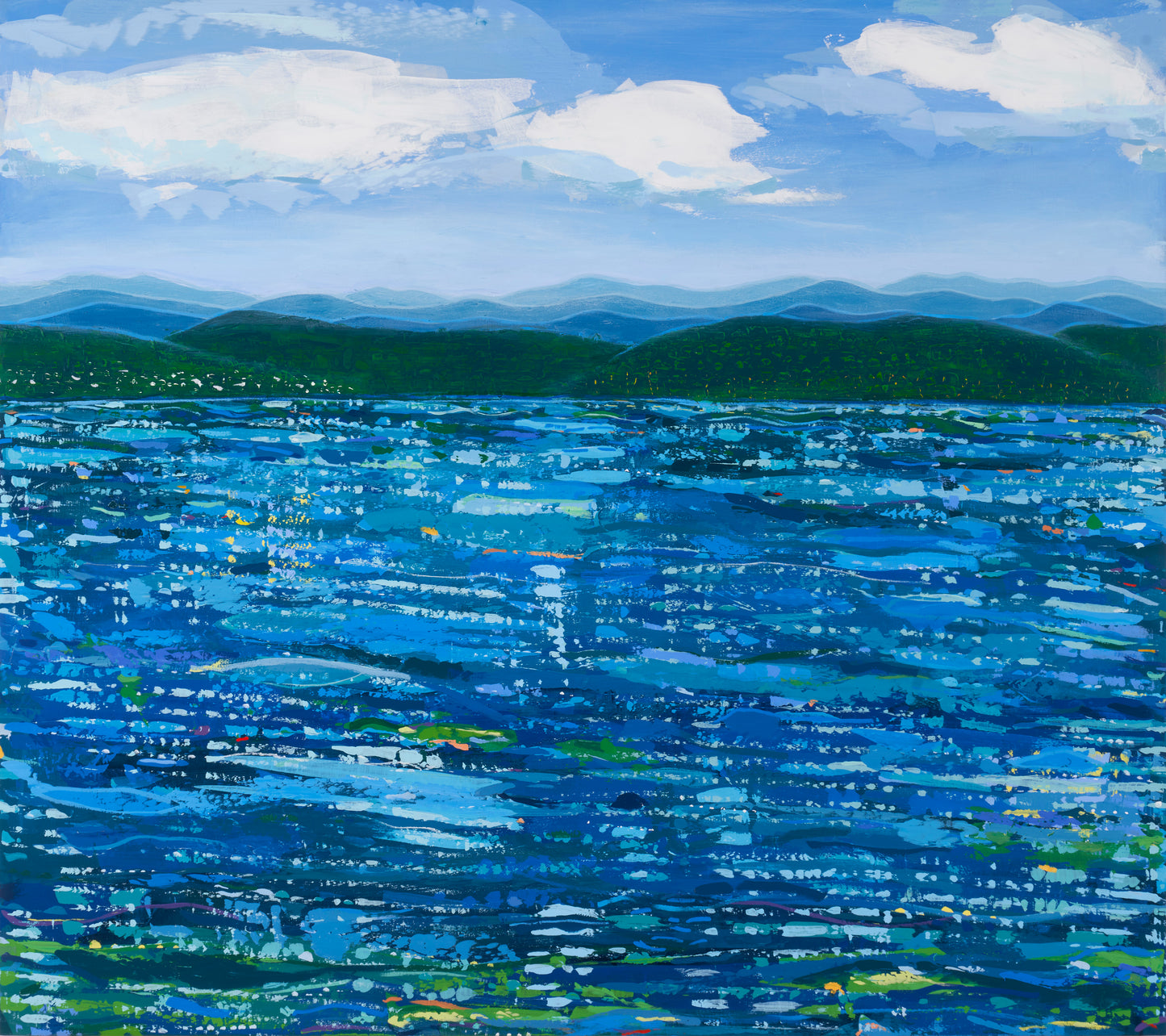 "It's All Connected III" 48 x 40