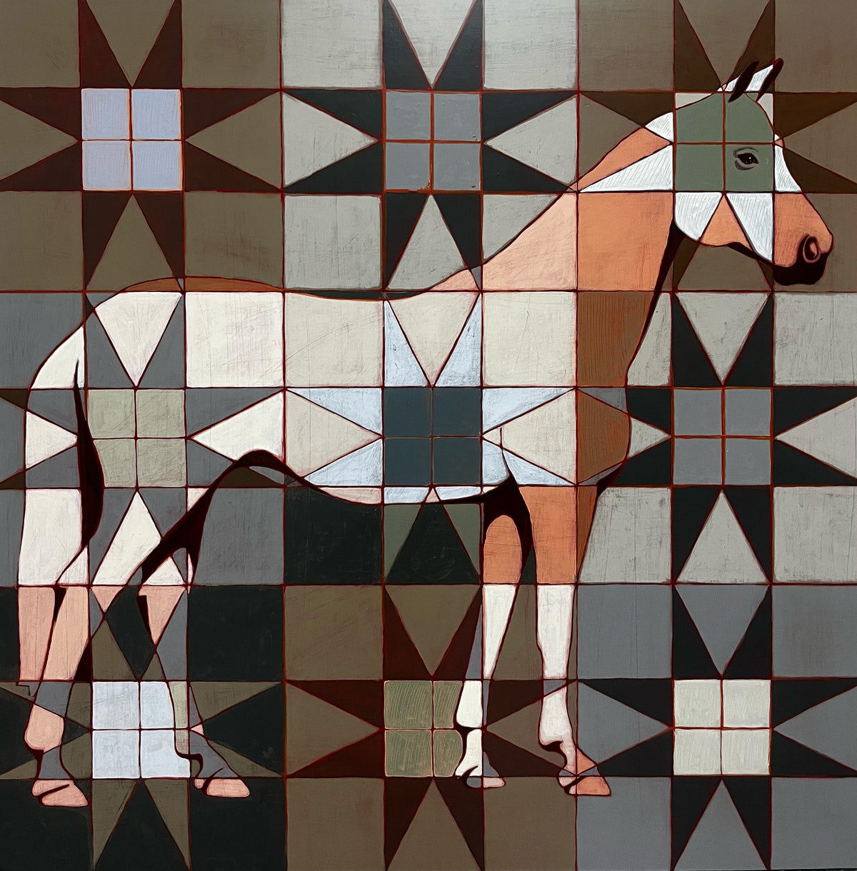 "Horse 651" 40x40
