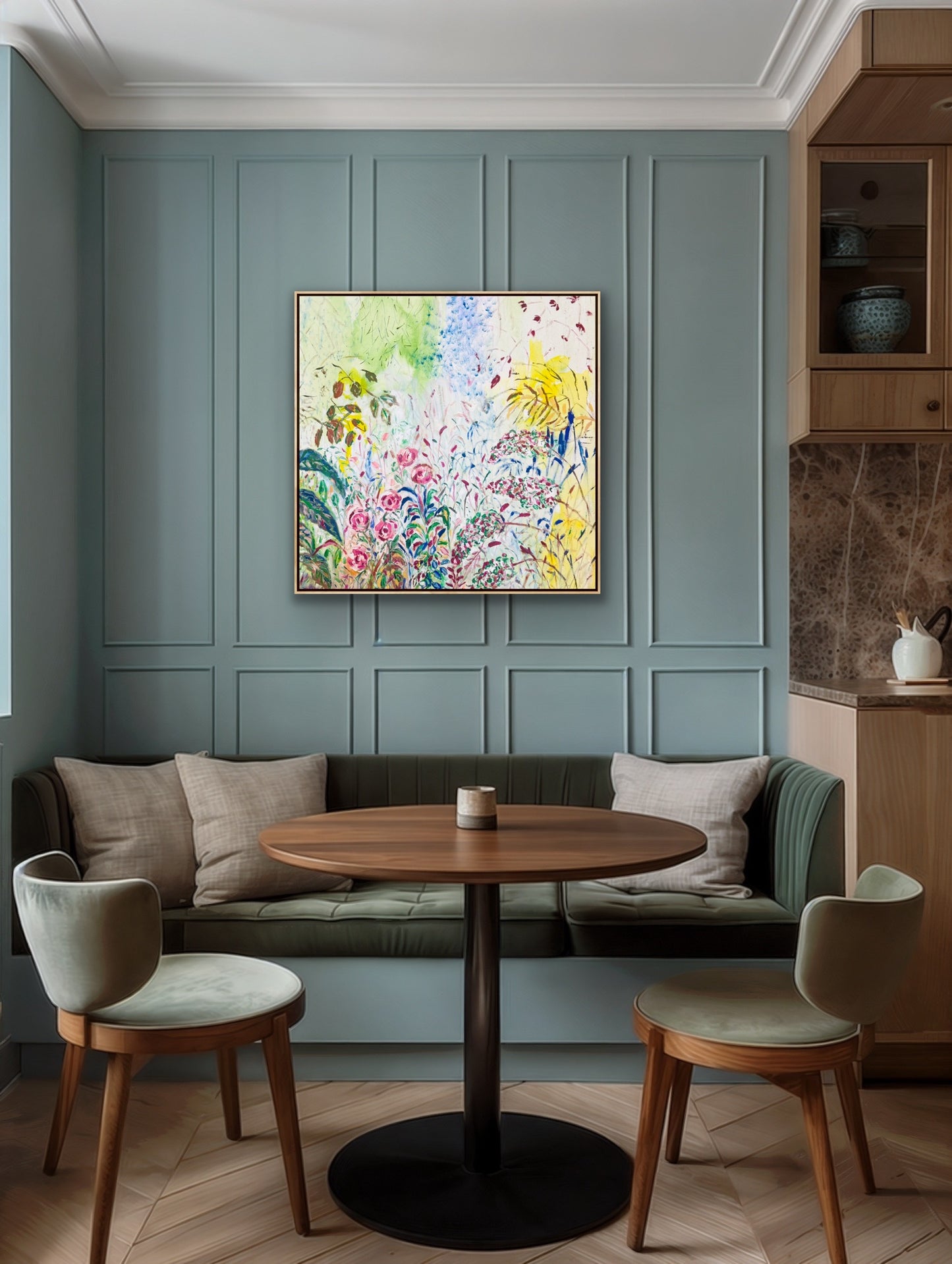 Morning at Backyard, 36 x 36