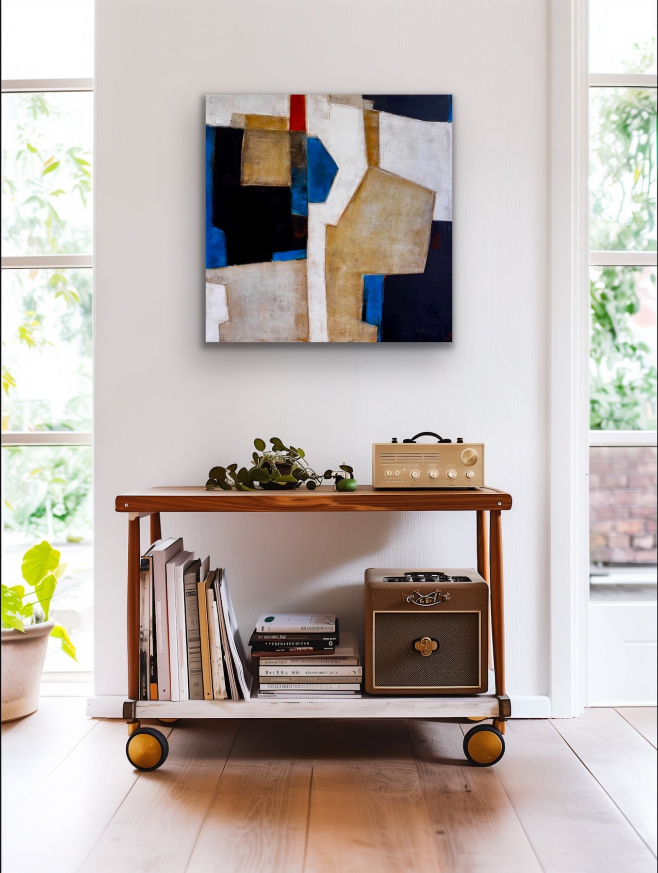 The Brief Meeting 2, 36x36