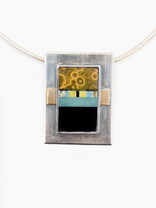 Geometric Necklace (P-164)