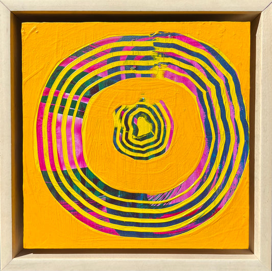 "How the Turn Tables" 6.5 x 6.5 x 1.5