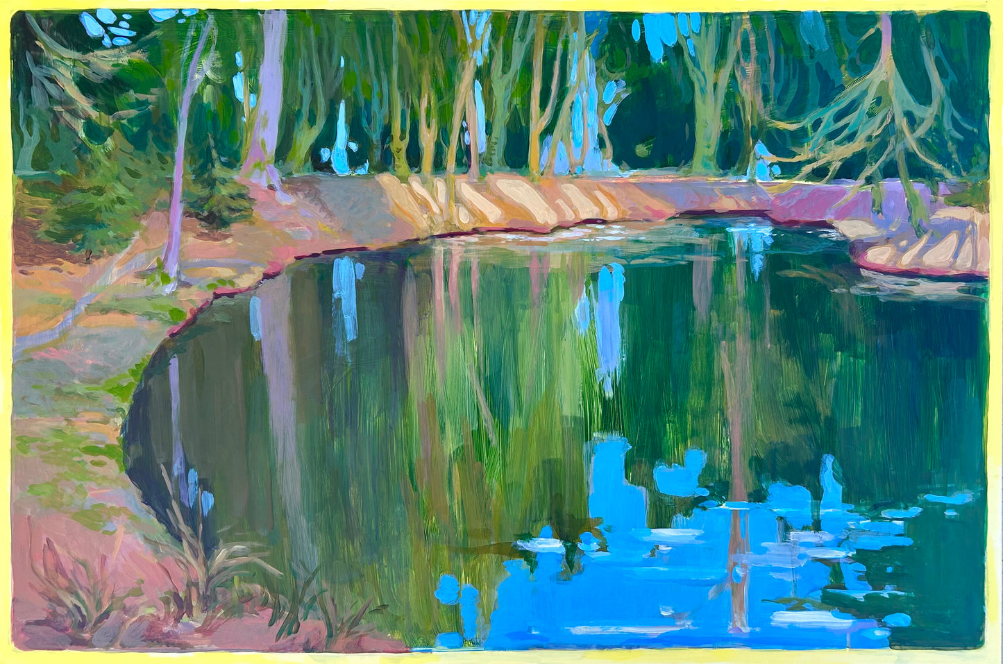 "Sunny Stroll Through Fraeylemaborg" 24 x 36