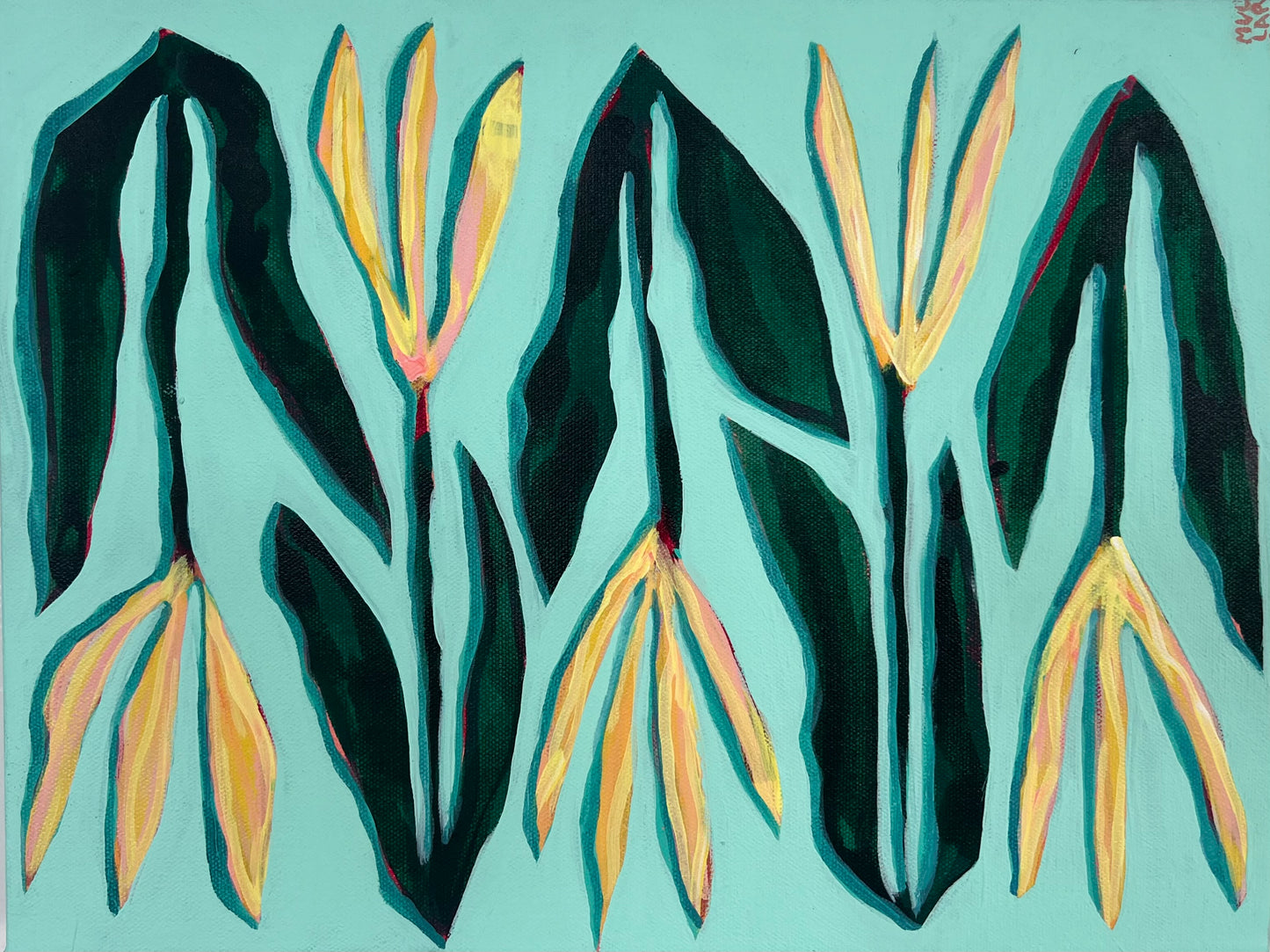 "Yellow Petals" 12 x 16
