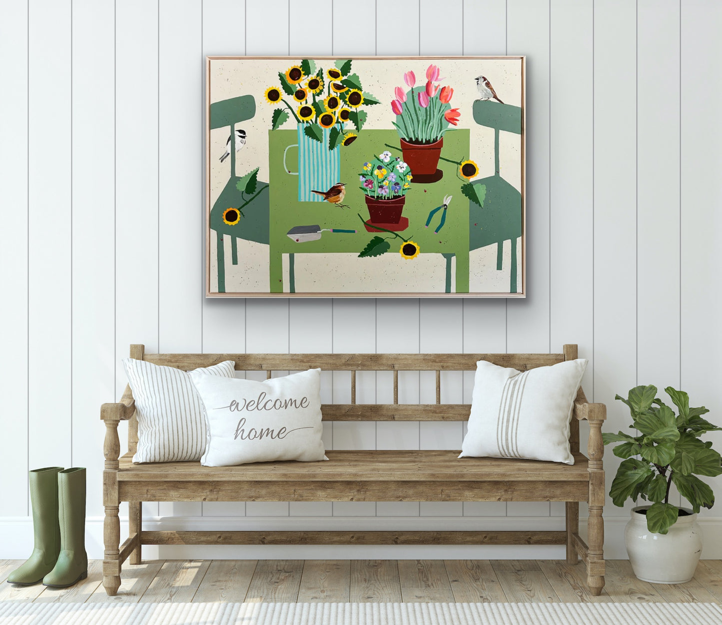 "A Scene from the Garden", 36 x 48