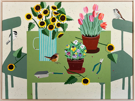 "A Scene from the Garden", 36 x 48