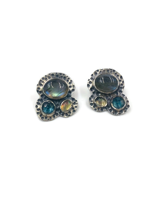 Gemstone Trio Stud