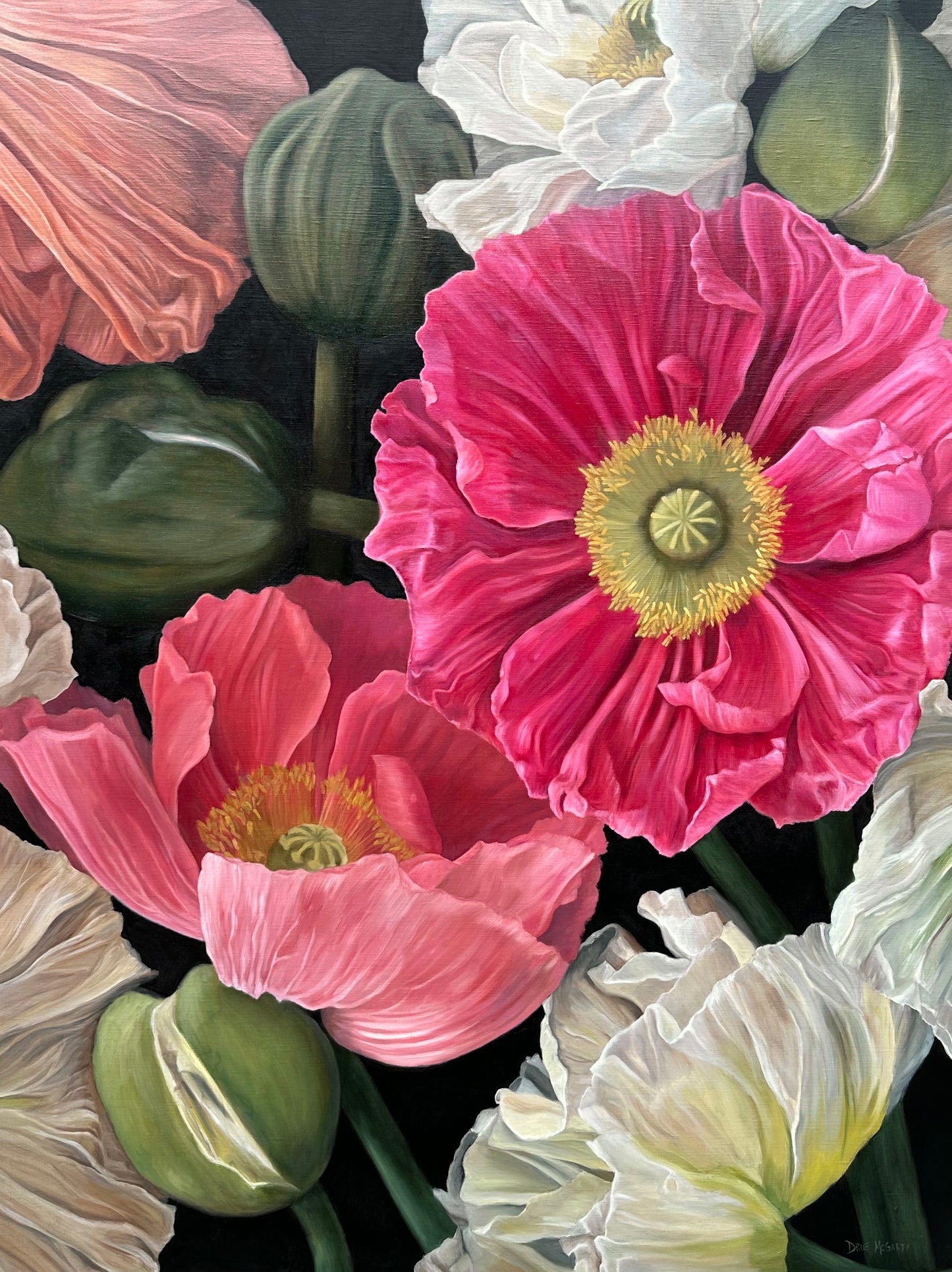 "Not a Wallflower", 36 x 48