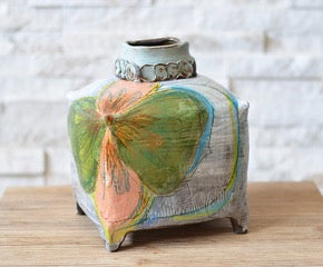 Altered Rectangular Flower Vase RC102