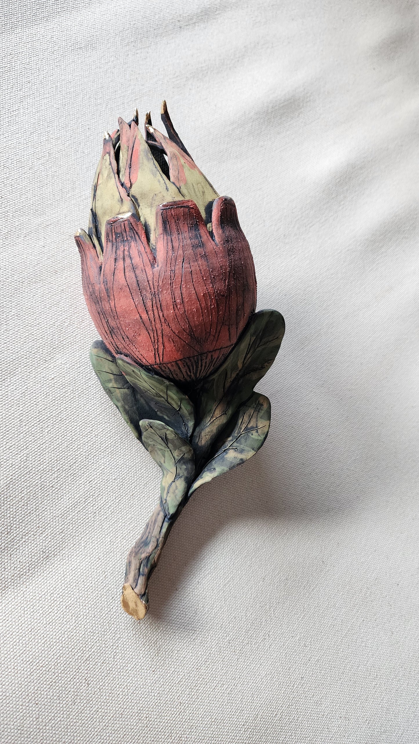 Floral Ceramic Wall Piece- RC78