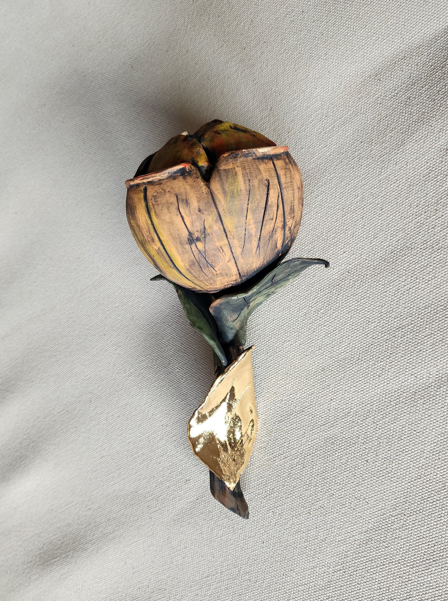 Floral Ceramic Wall Piece- RC82