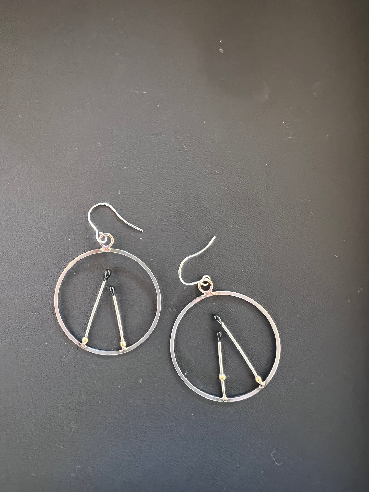 Circle and Black Beads