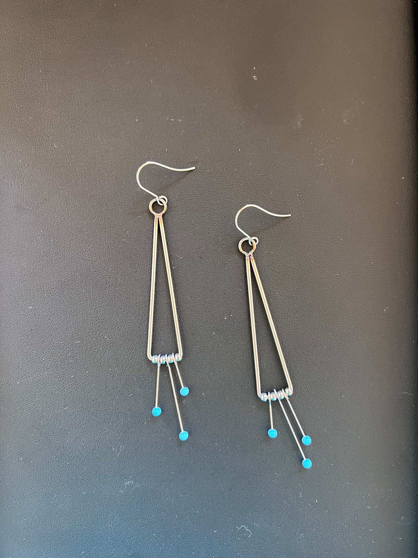 Turquoise Bead Earrings