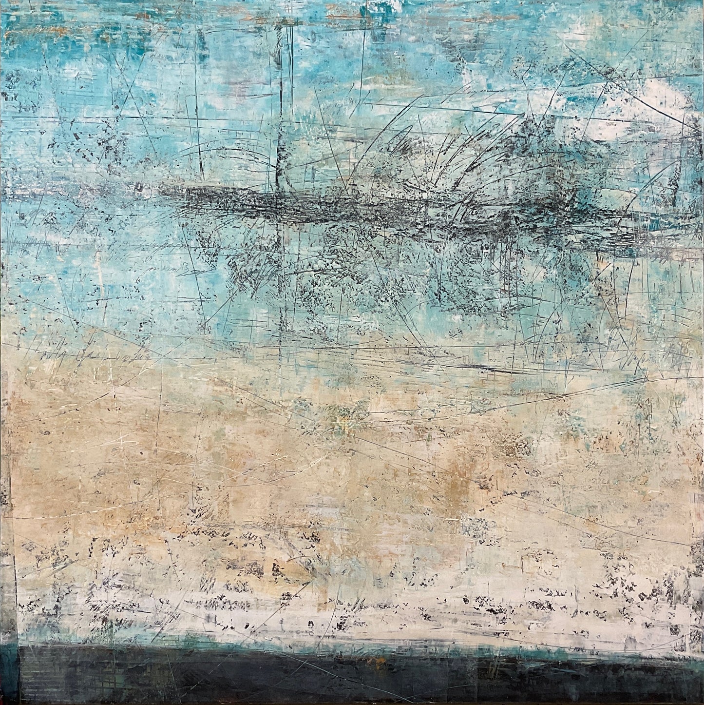"Rain Dance" 60 x 60