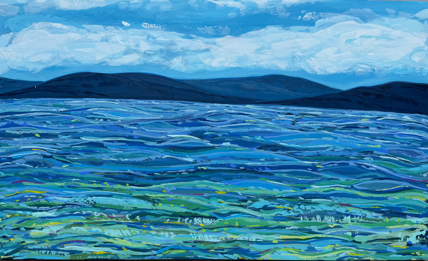 "Saved by the Beauty of the World" 60 x 36
