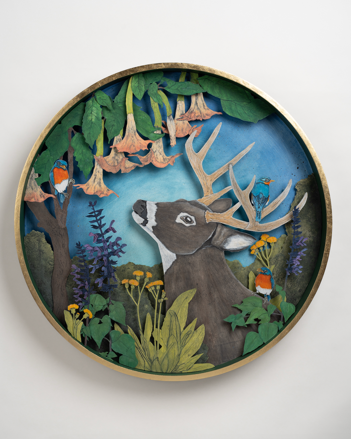 "The Darling Buds of May" 36 Round by 3.5" Deep