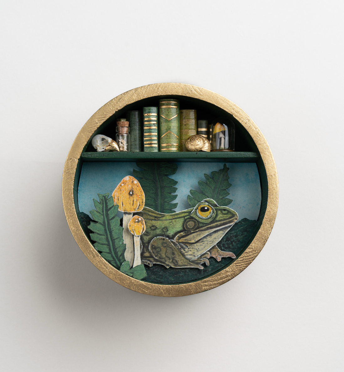 "Out of the Pond" 6 x 6 x 3