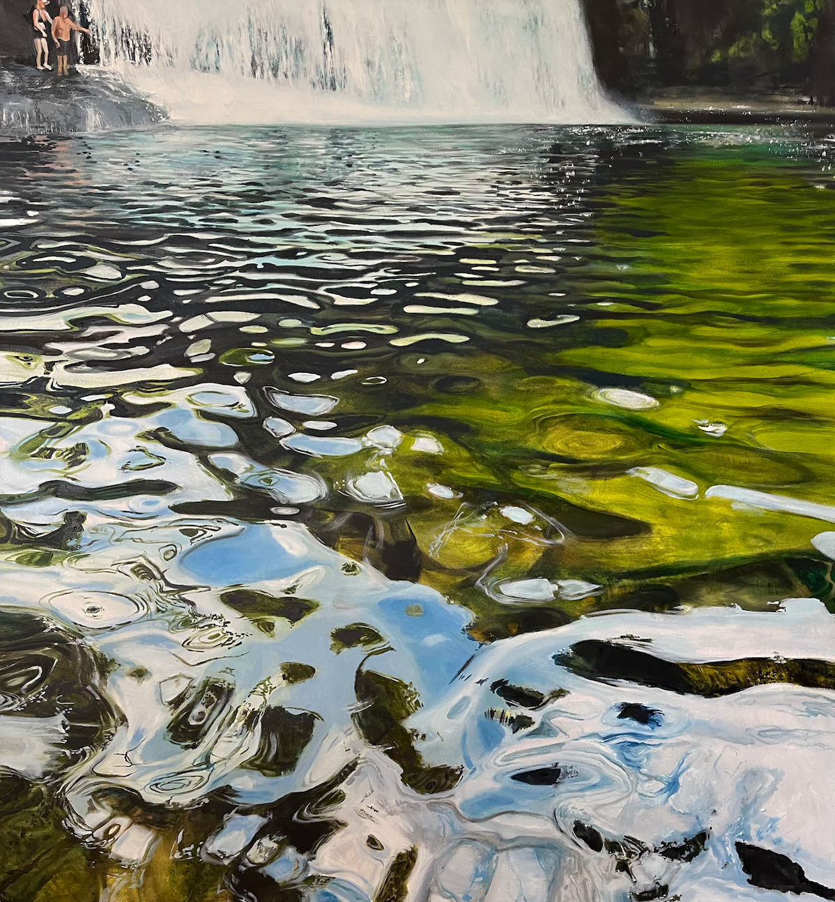 "At the Waterfall" 60x48