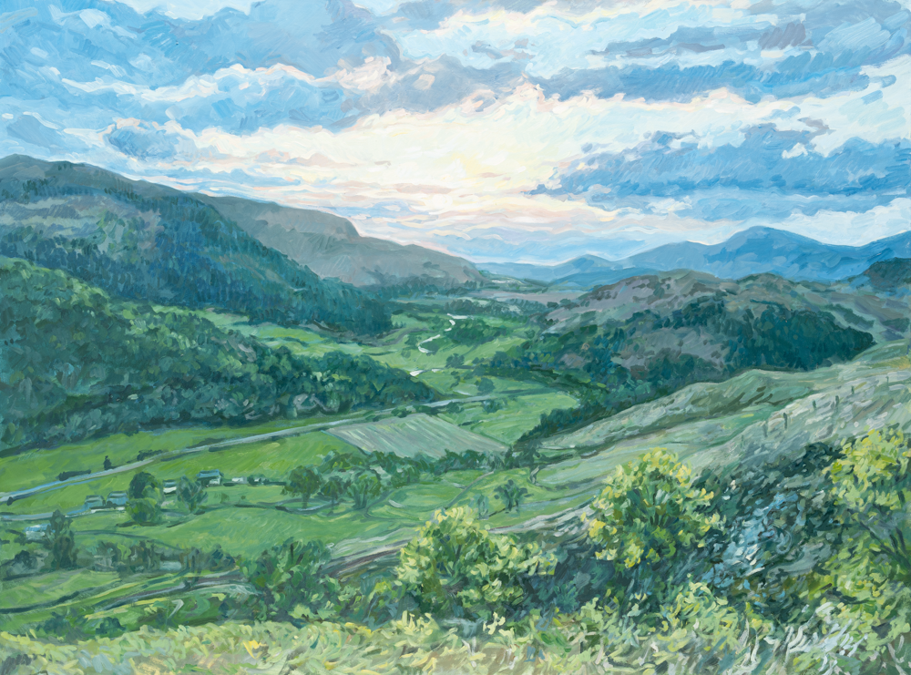 "St. John's Beck, Legburthwaite, England" 30 x 40