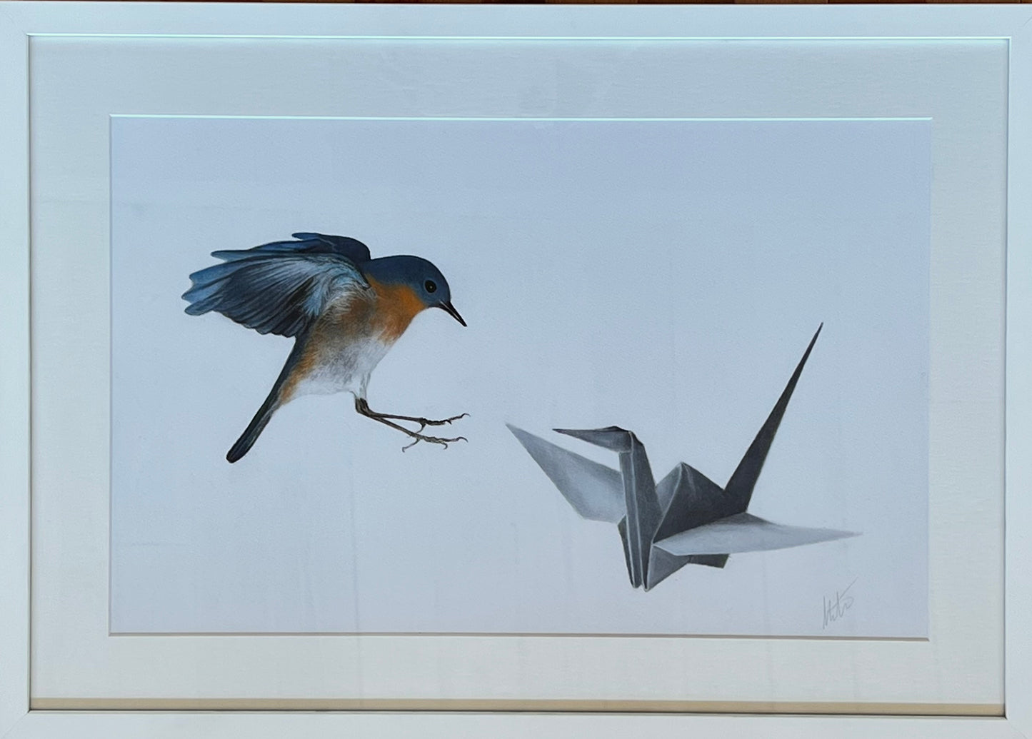 "See (No. 2) in Blue", 17 x 24" (framed)