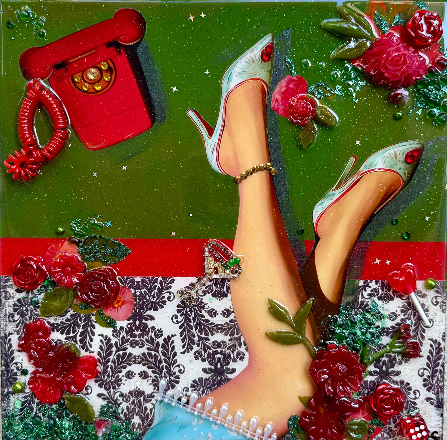 "Call Me Pretty" 12 x 12