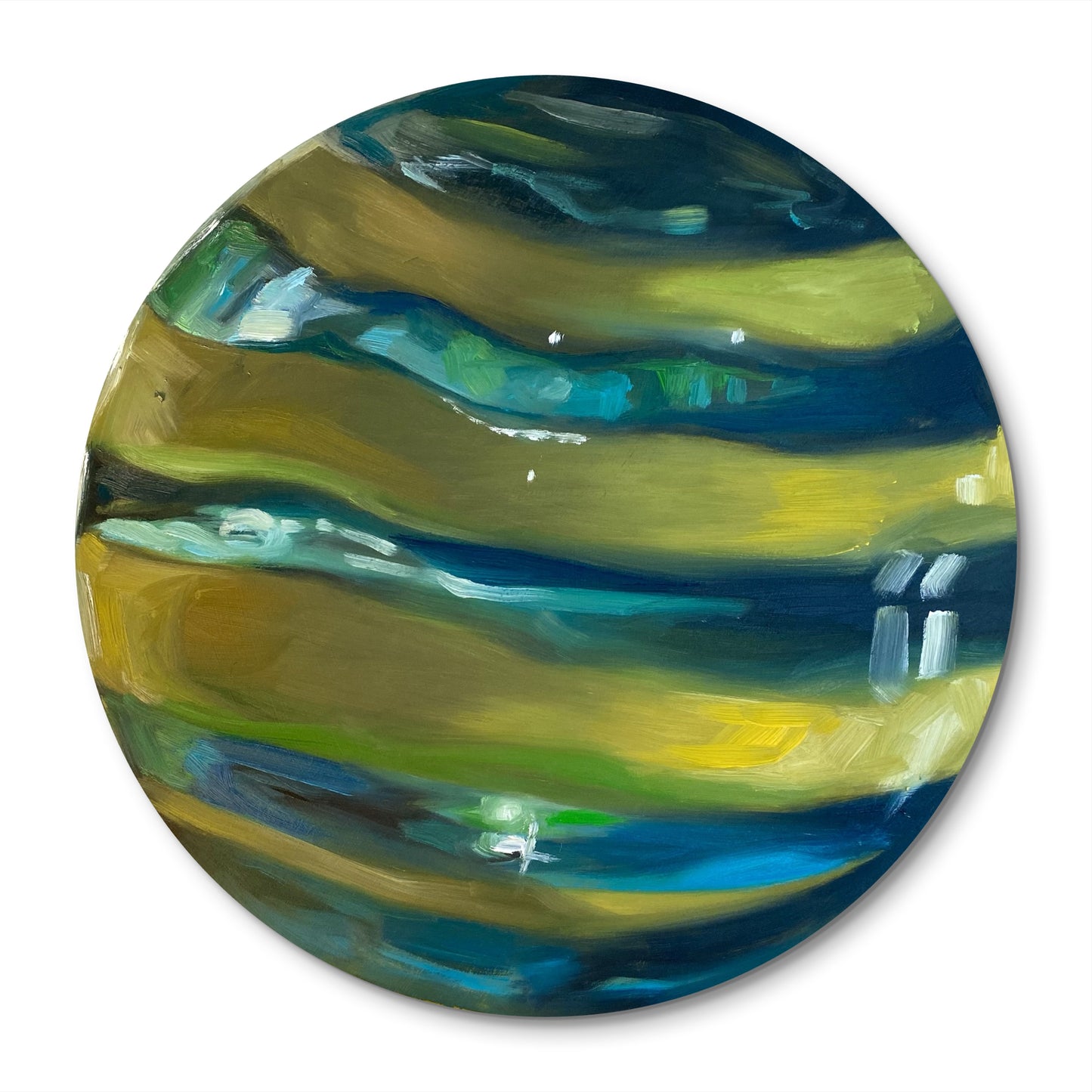 "Marble #3" 14" diameter