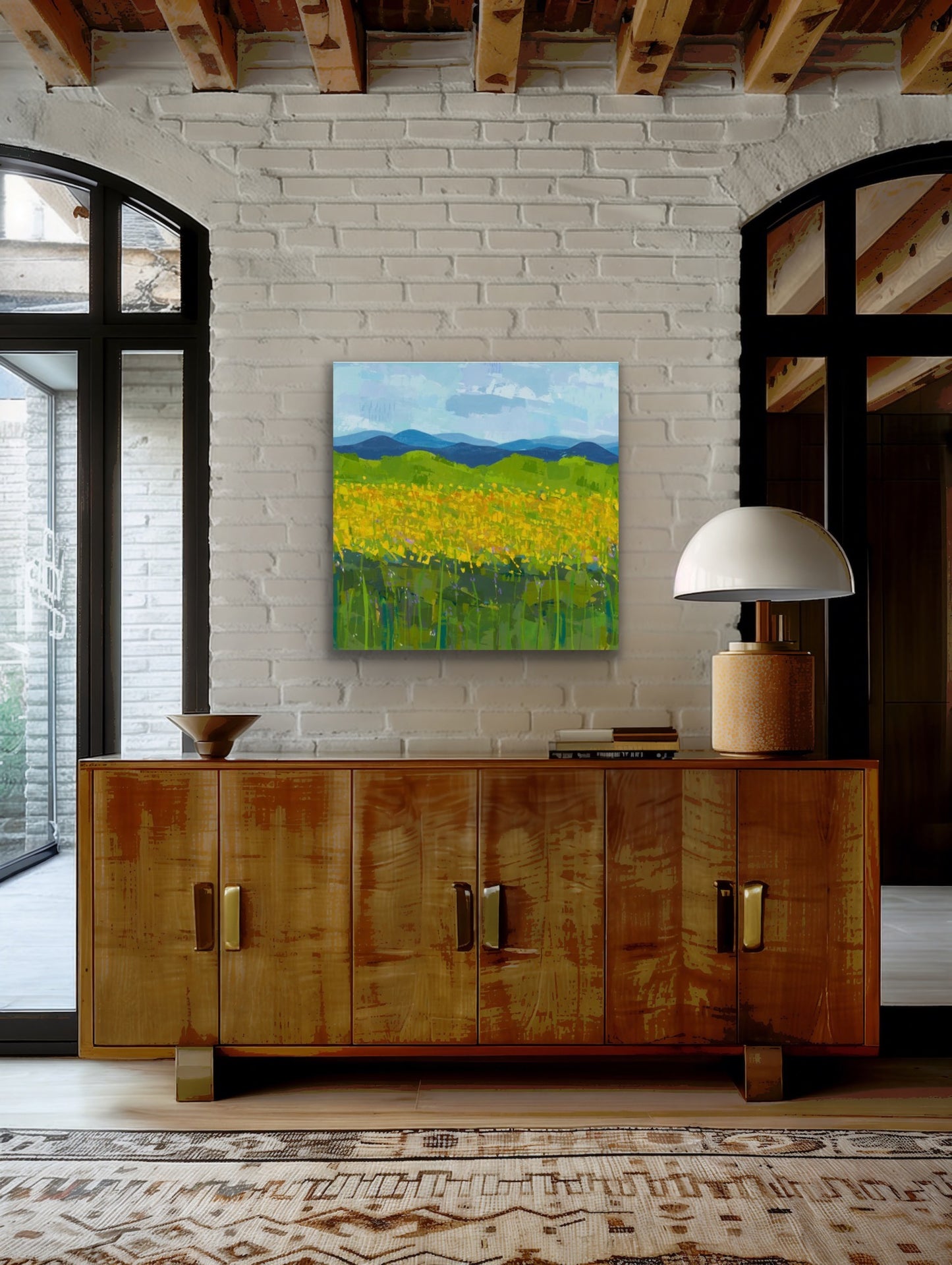 "You Had me At Goldenrod" 36 x 36