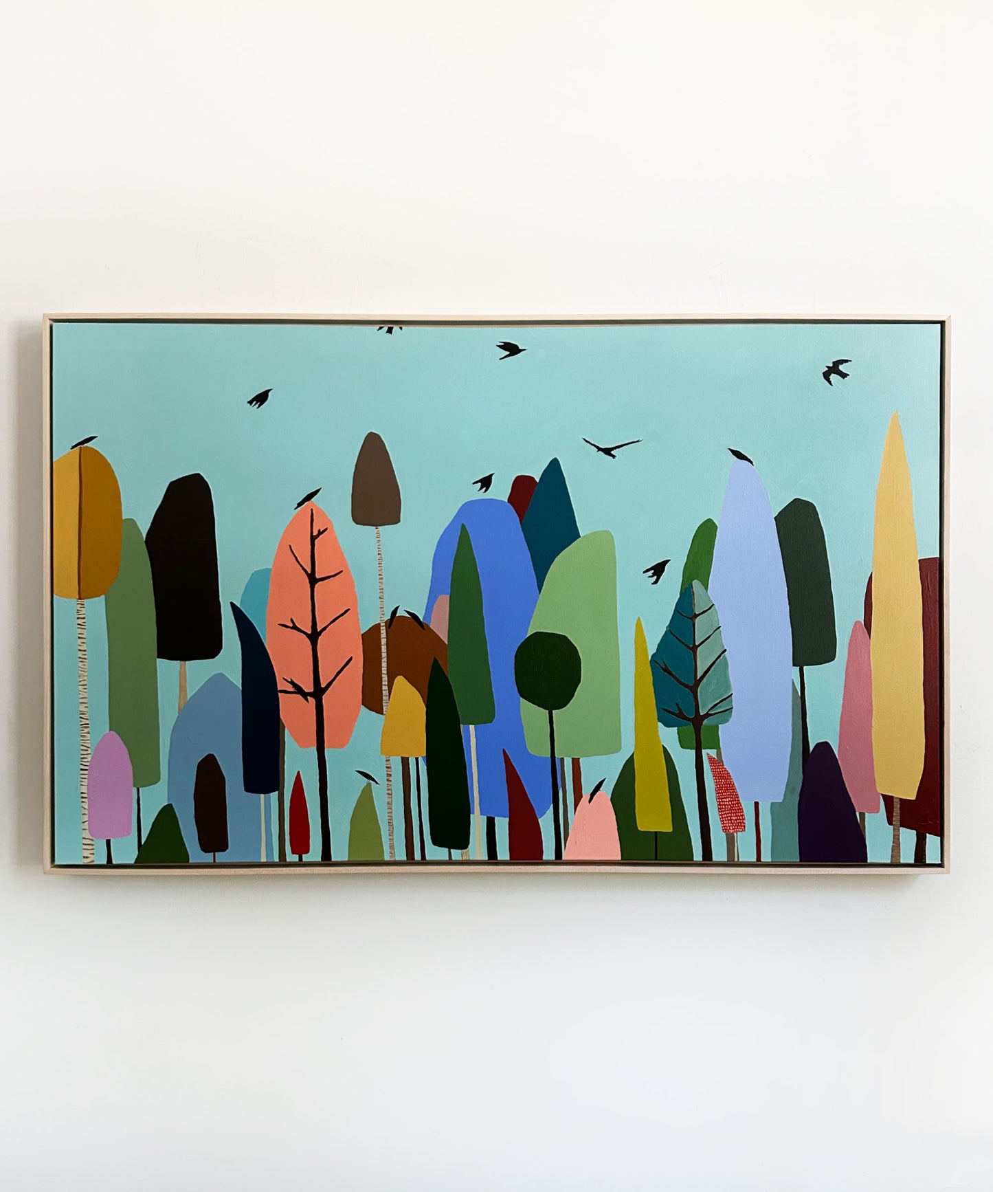 "Peaceful Treescape" 30 x 48
