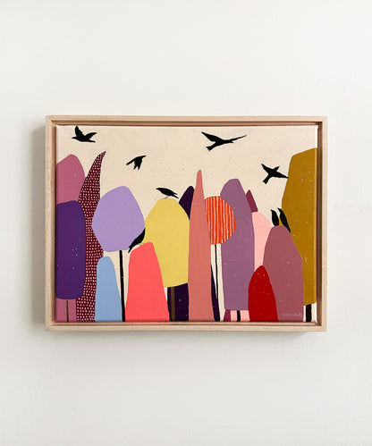 "Cotton Candy Sky", 12x16