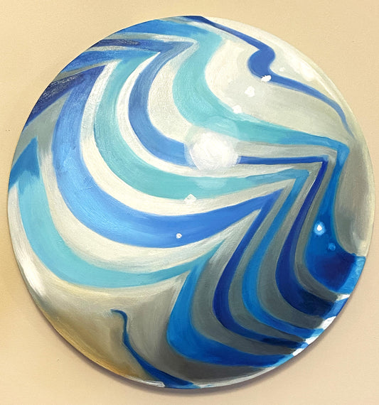 "Marble #1" 14" diameter