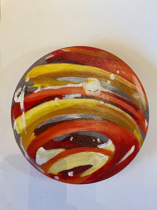 "Marble #9" 8" diameter