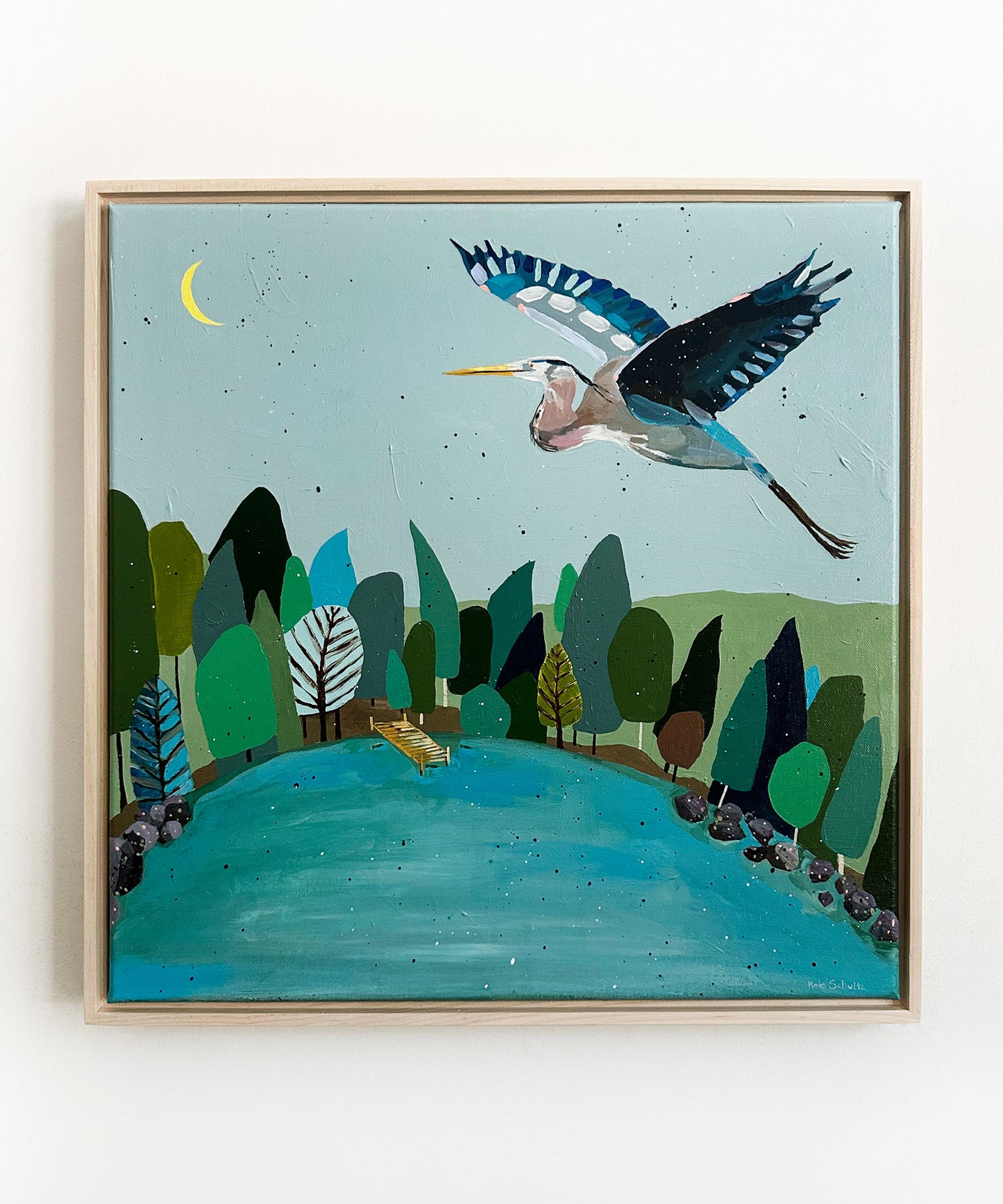 "Secret fishing spot" 20 x 20